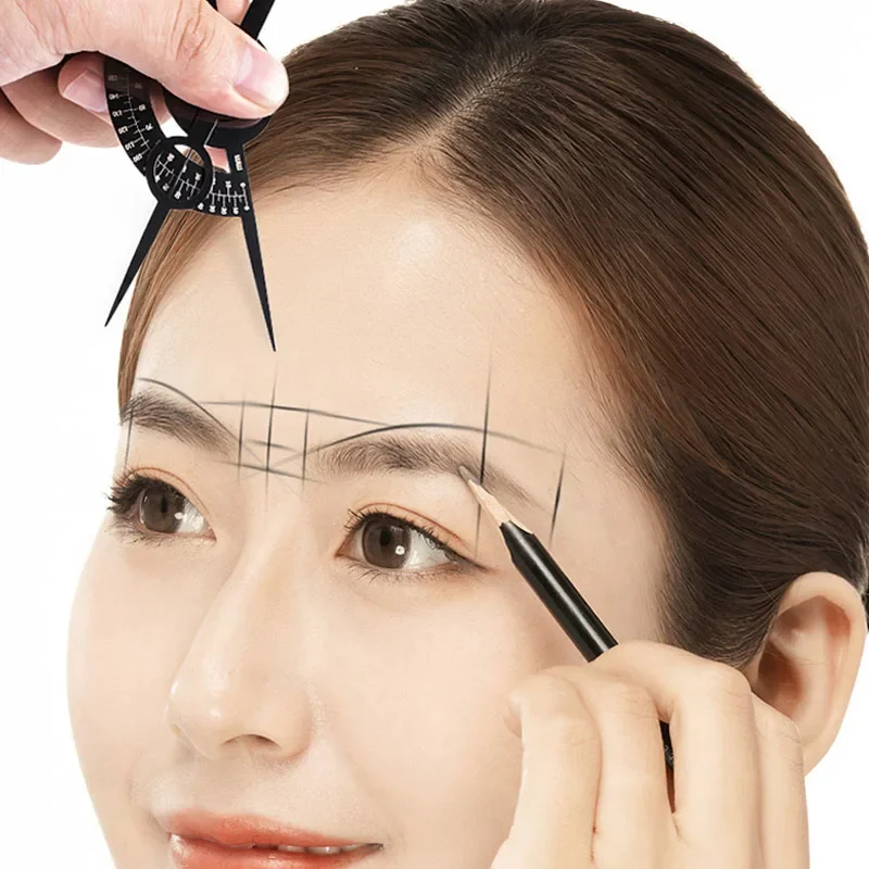 Equidistant Eyebrow Ruler Eyebrow Tattoo Positioning and Measurement Tool Stainless Steel Material Used for Tattoos
