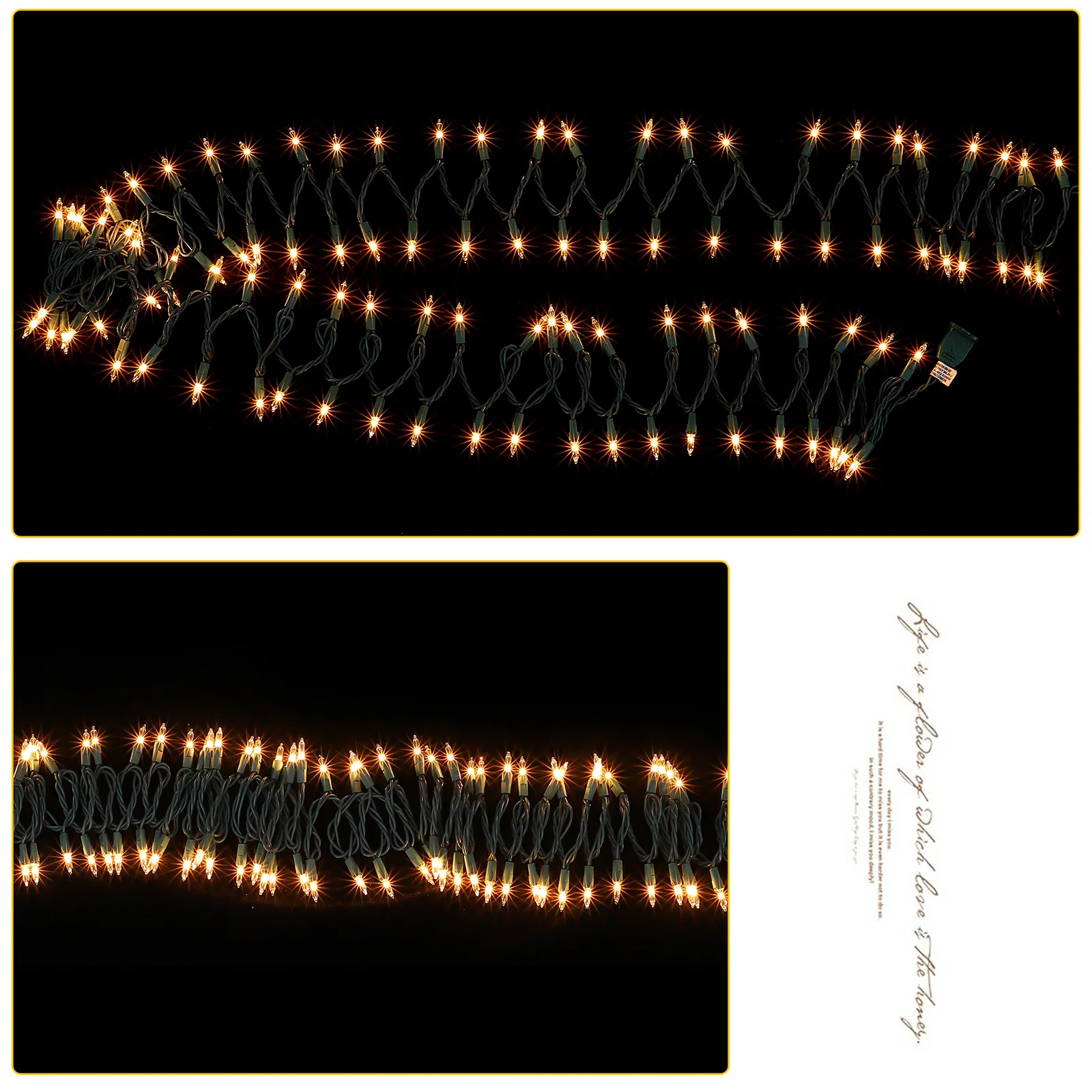 

7M 100LEDs Warm Tip Bulb String Lights Christmas Tree Decoration Fairy Light Festival Holiday Lighting Ornament