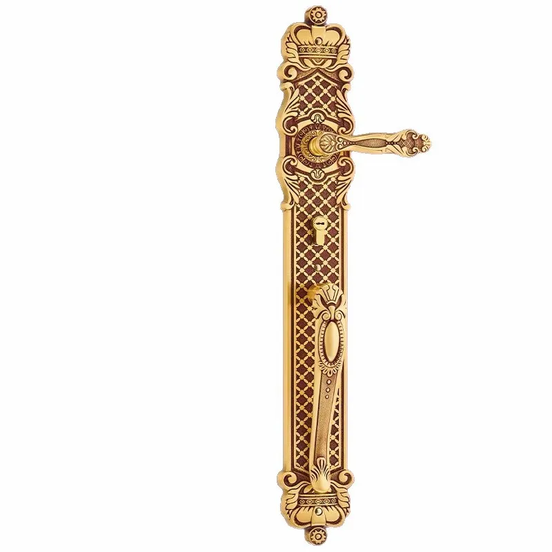 Folio door lock Indoor meeting room Double door Child and mother door American villa entrance door lock