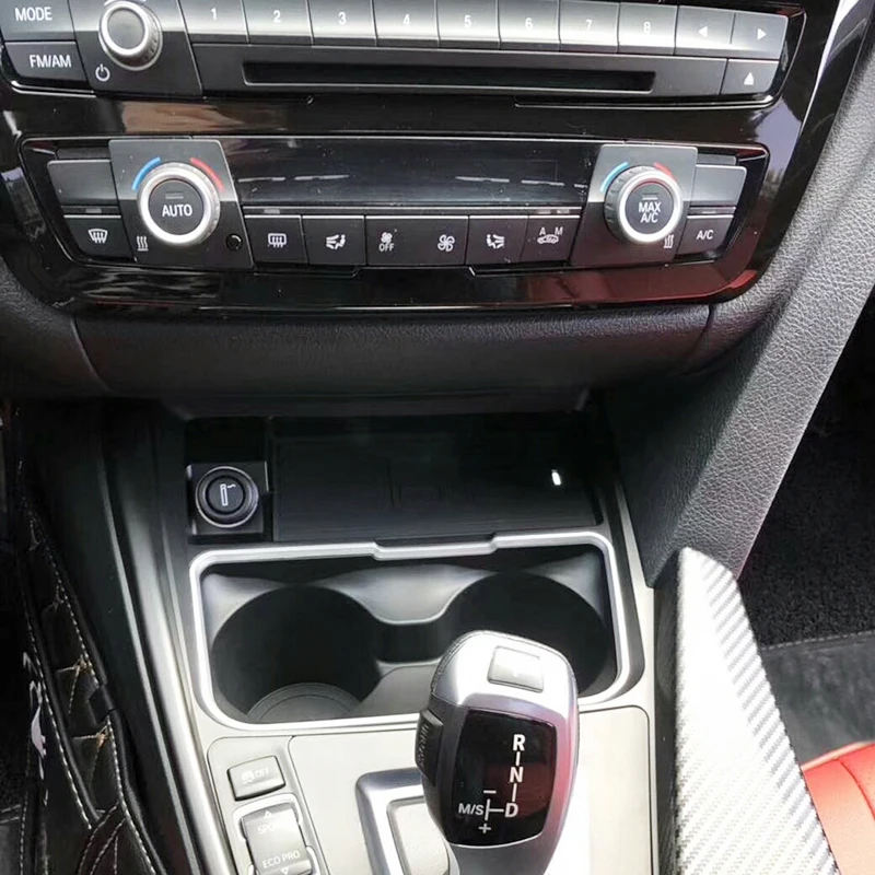 15W Car center console phone charger wireless charger charging holder for BMW 3 4 Series F30 F31 F32 F33 F34 F35 F36 M4 F82