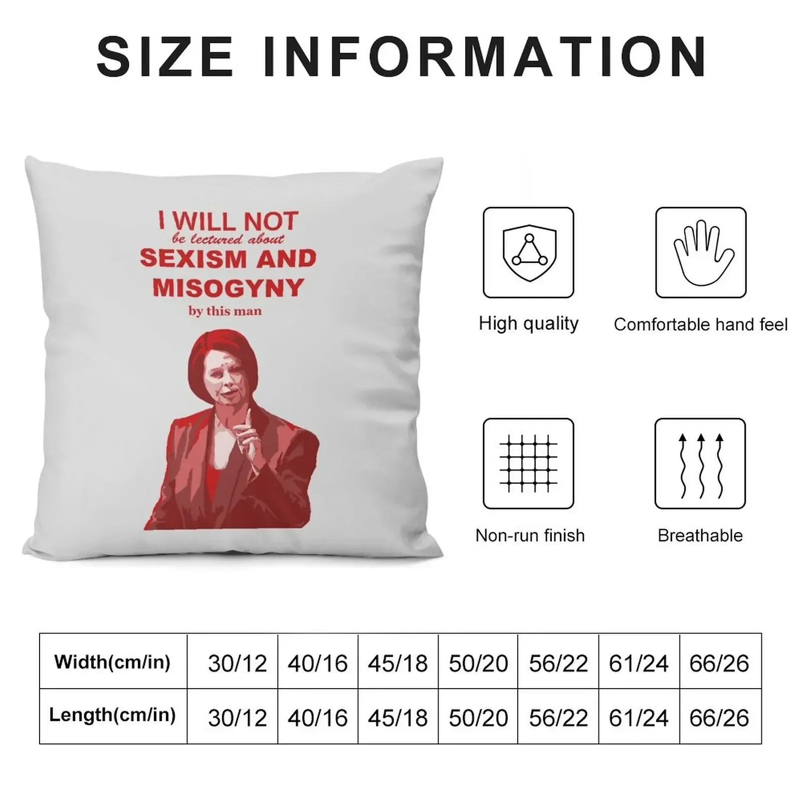 Julia Gillard I will not be lectured about sexism and misogyny by this man quote Throw Pillow