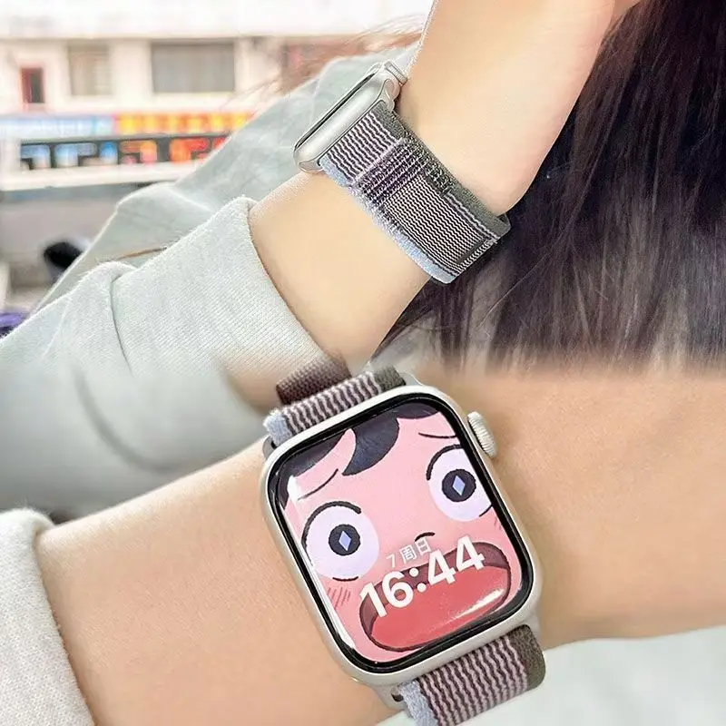Trail loop para Apple Watch Ultra 2 Band 49mm 45mm 44mm 42mm 46mm 41mm pulsera de nailon correa iWatch Series 10 9 8 7 6 5 SE Correa