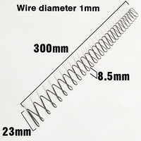 1mm Wire Diameter Stainless Steel Square Spring Length 300mm Rectangular Compressed Spring Pressure Spring