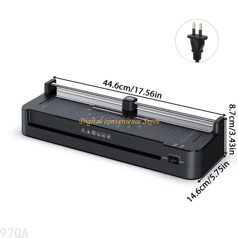 97QA Termal Laminator per Cold & Hot Laminting Machine ABS Fast ABS a film Ufficio uscita film con
