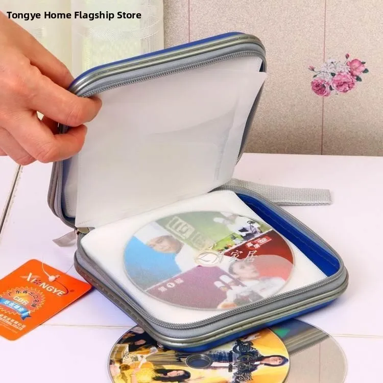 Large Capacity Car Dvd Disc Storage Bag Box 40 Pieces Plastic Organizer for Home And Vehicle  Bag Pp176E40
