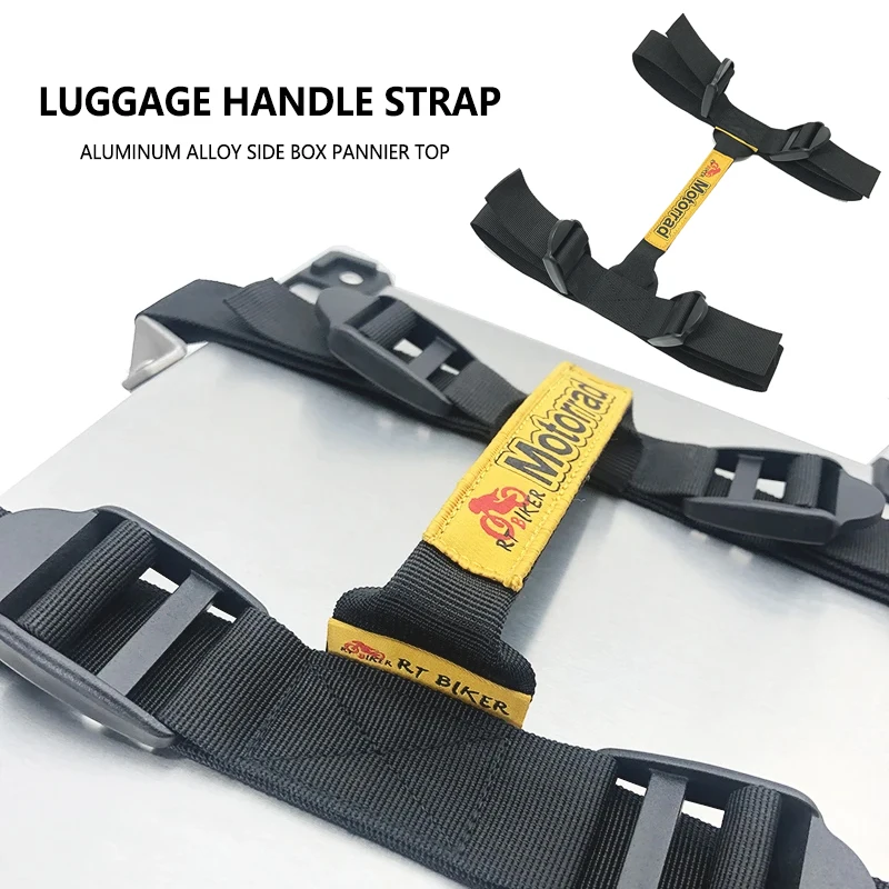Motorcycle Aluminum Box Strap For BMW R1300GS F900GS ADV 2025 F800GS 2024 Handle Rope For Panniers Side Box Top Case Handle Rope