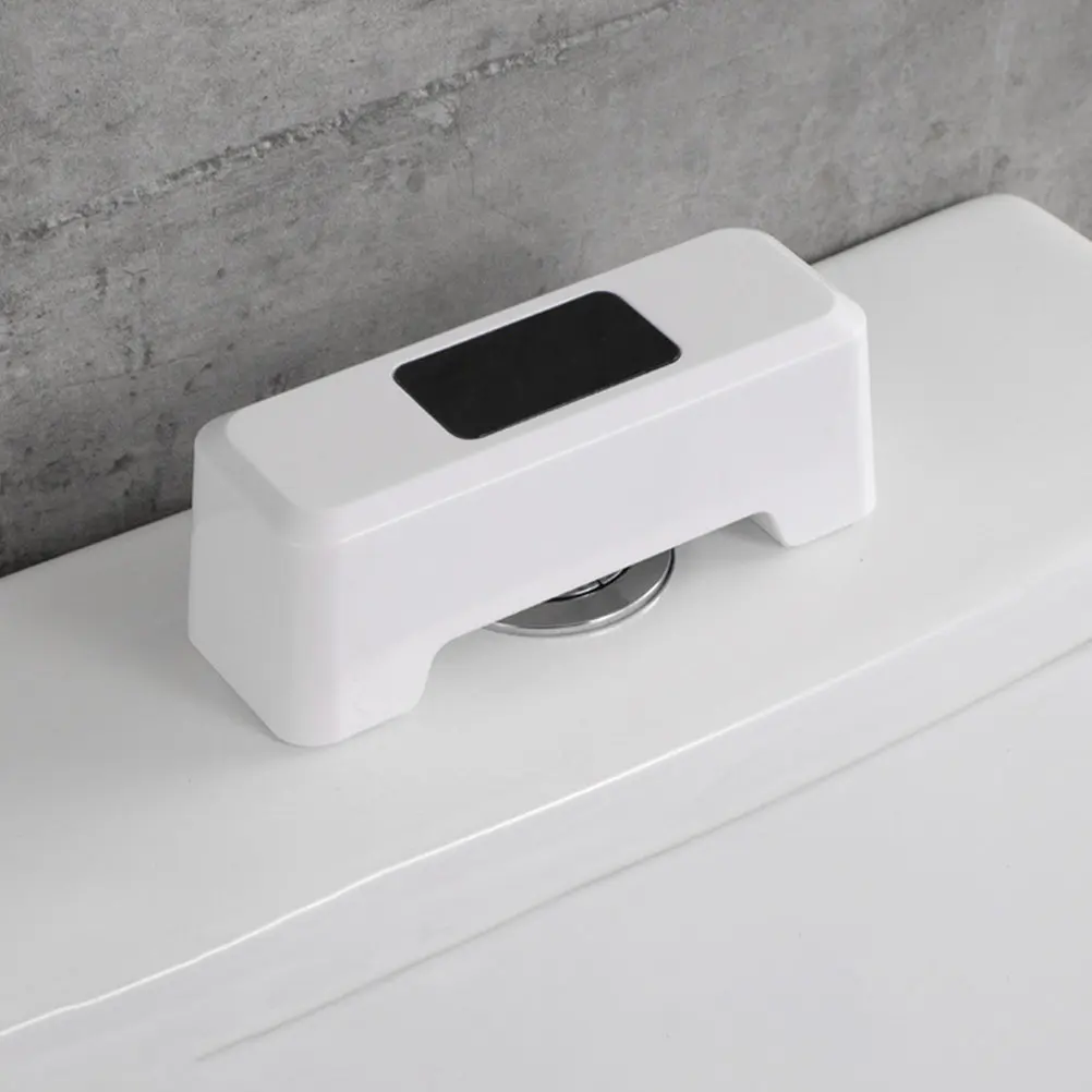 Rechargeable Automatic Sensor Toilet Flush Accessory Touchless Hands Free Lavatory Flusher Kit for Home Hotel School Use