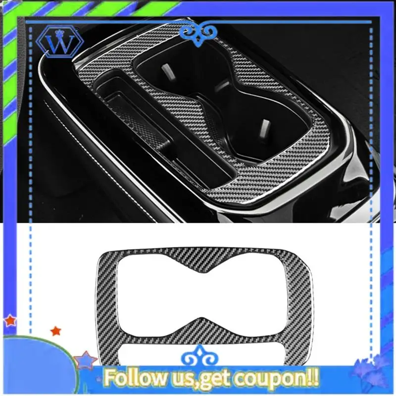 M46K-وحدة التحكم المركزية كأس الماء حامل الإطار غطاء لوحة ألياف الكربون لشركة فولكس فاجن ID.4 ID4 2021 2022 2023 الملحقات الداخلية #3