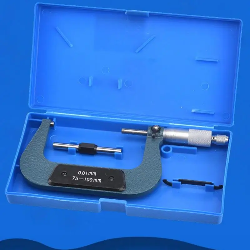 Outside Micrometer Alloy Accuracy Measuring Tool Portable Resolution Thickness Gauge Machinist Workshop Automotive Tool