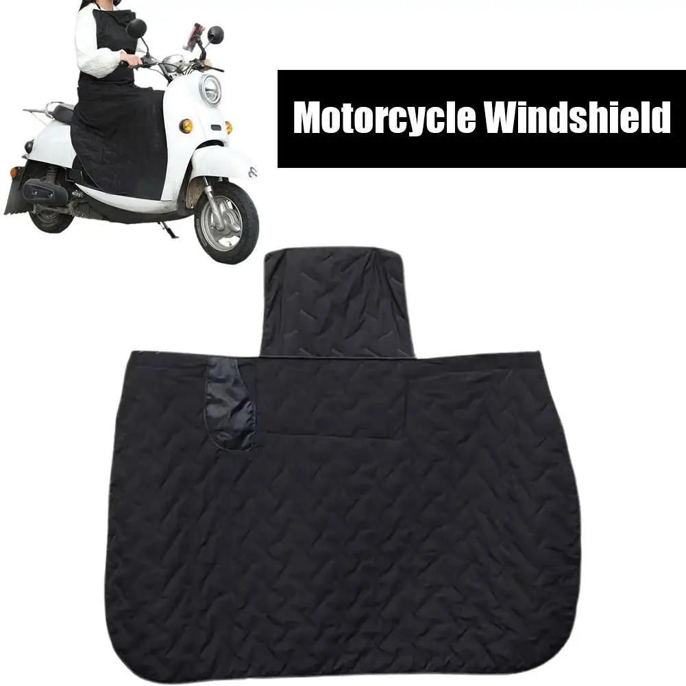 

﻿ Motorcycle Windshield Leg Apron Cover Winter Motorcycle Windshield Cover Winter Thickened Waterproof Windproof Windshield