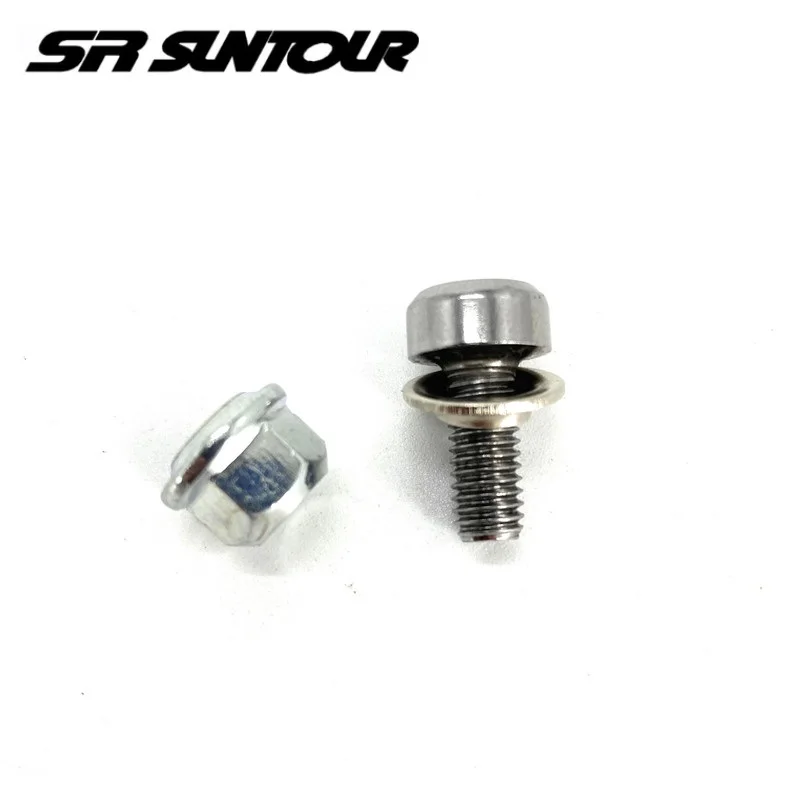 Original Suntour XCT XCM XCR Fork Cartridge Damping Rod Bottom Fixing Nut M6 Fixing Bolt Fixing Nut