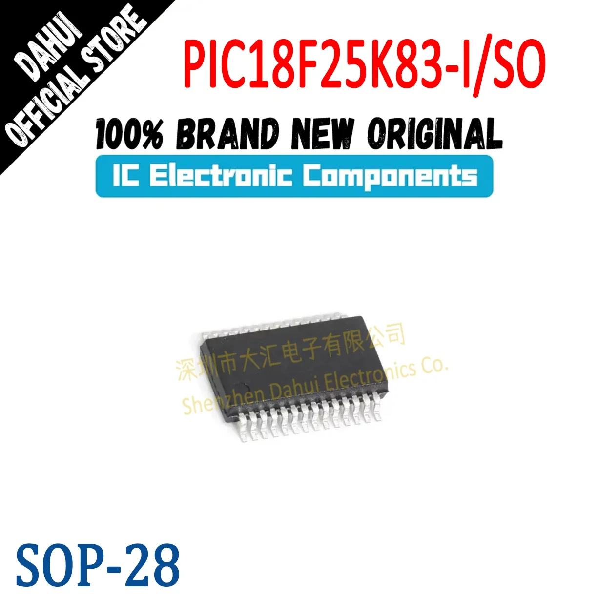 

PIC18F25K83-I/SO PIC18F25K83 PIC18F25K PIC18F25 PIC18F PIC IC Chip 28-SOIC Microcontroller Original Binding In Stock