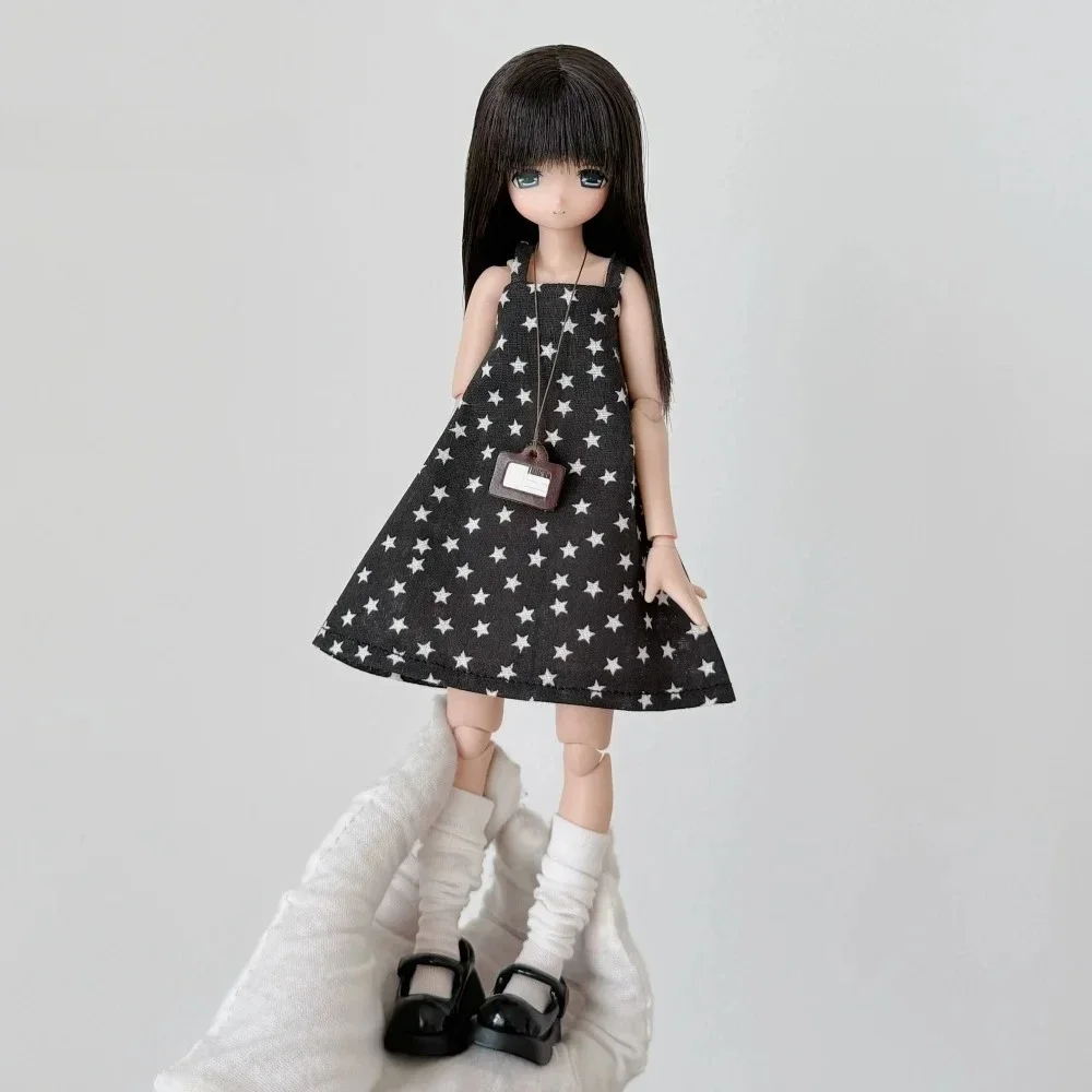 Handgefertigtes Damen-Trägerkleid mit Spitzenbesatz, Puppenkleidung für OB22 Blyth Körper, Spielzeug-Actionfiguren Zubehör – Detail 13