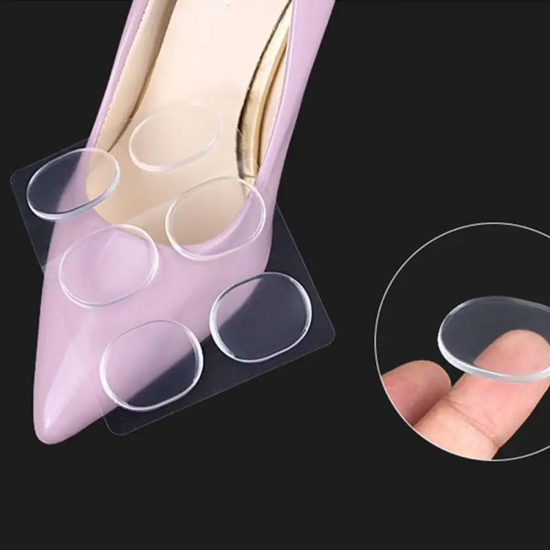 Sheet Women Ladies Silicone Gel Shoe Insole Inserts Pad Cushion Foot Care Heel Grips Liner