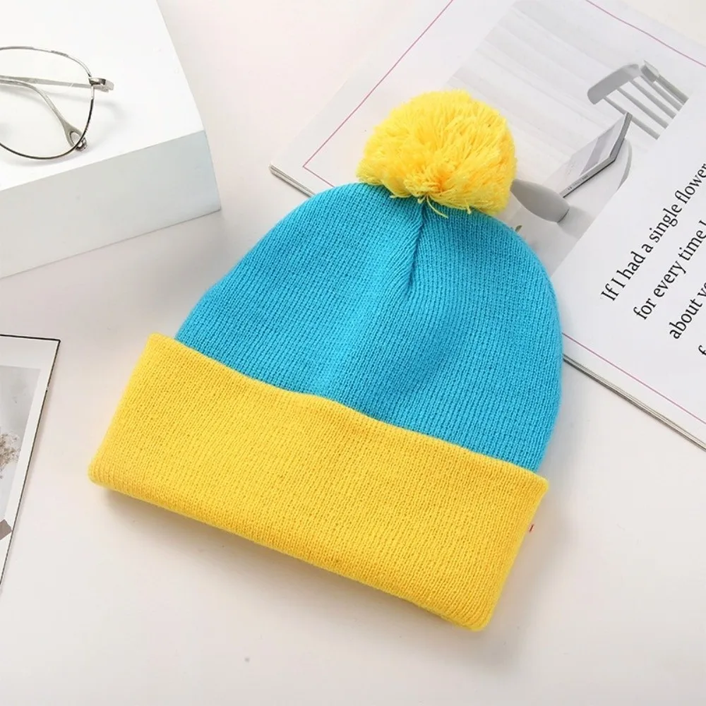 Retro-Strickmütze im koreanischen Stil, elastische Beanie-Mütze, einfarbig, verdickte Pullover-Mütze, Herbst – Detail 10