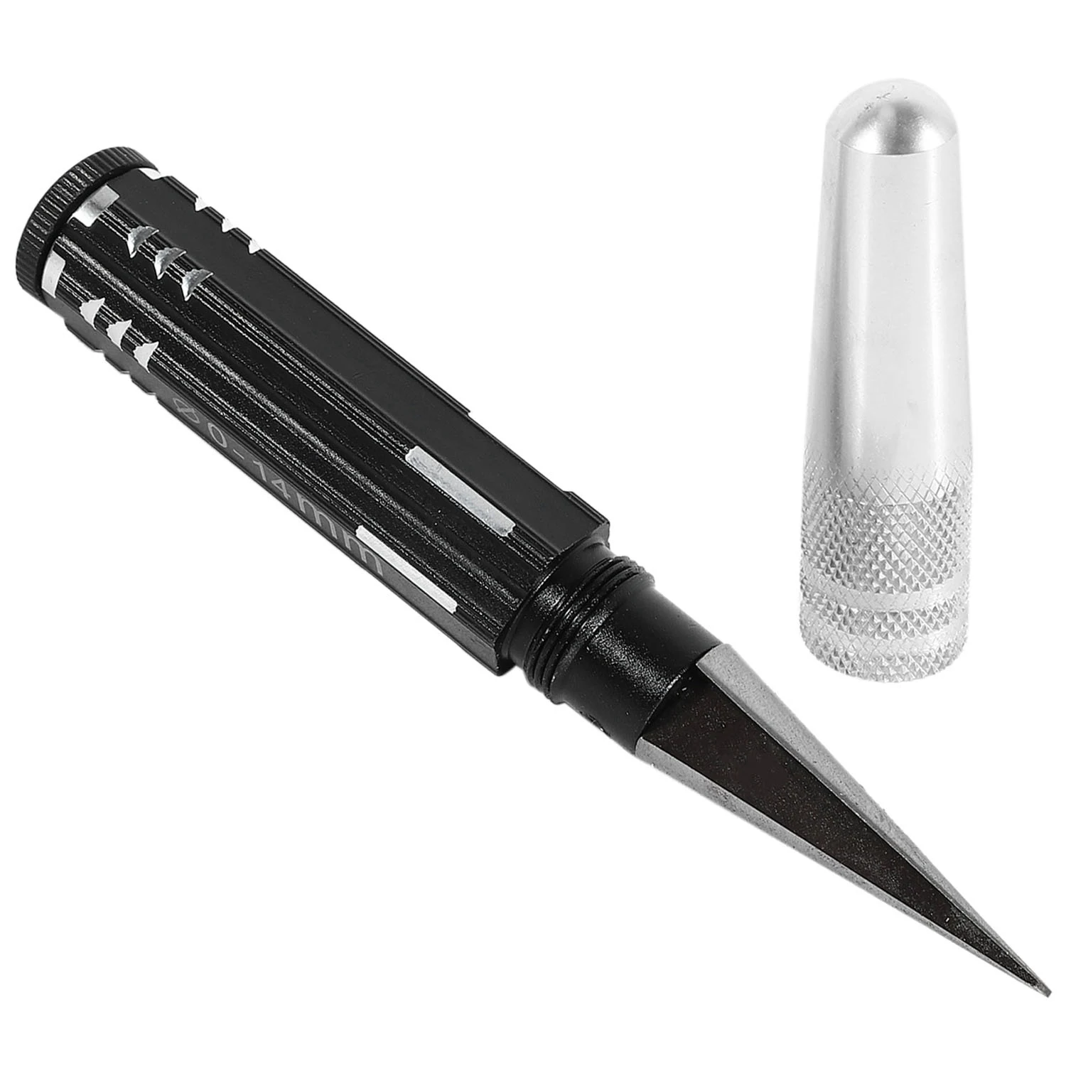 Abridor de agujeros en expansión, perforadora de carcasa, taladro de Metal de 0-14Mm, herramientas de bricolaje para RC Car Body Model, negro