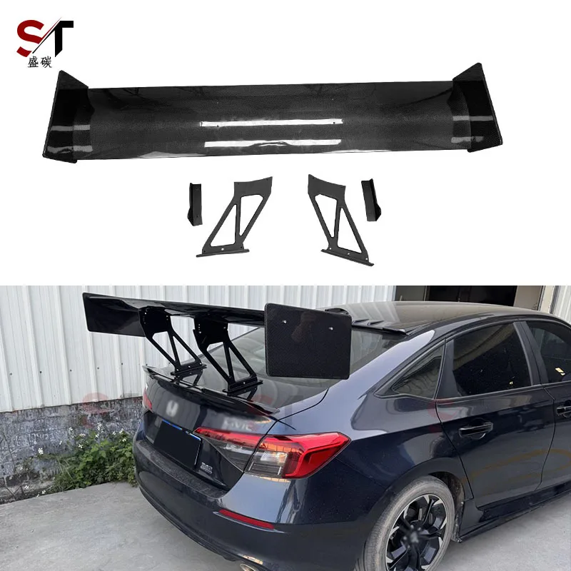 

Подходит для Honda Toyota 86, Mercedes-Benz BM, хвостовой автомобиль из углеродного волокна, седан GT, фиксированный спойлер ветрового крыла