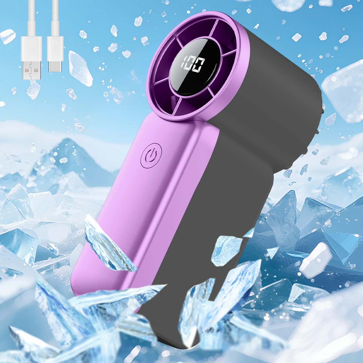 ventilador-portatil-cinza-roxo-mini-com-grande-capacidade-bateria-de-longa-duracao-refrescante-para-o-verao