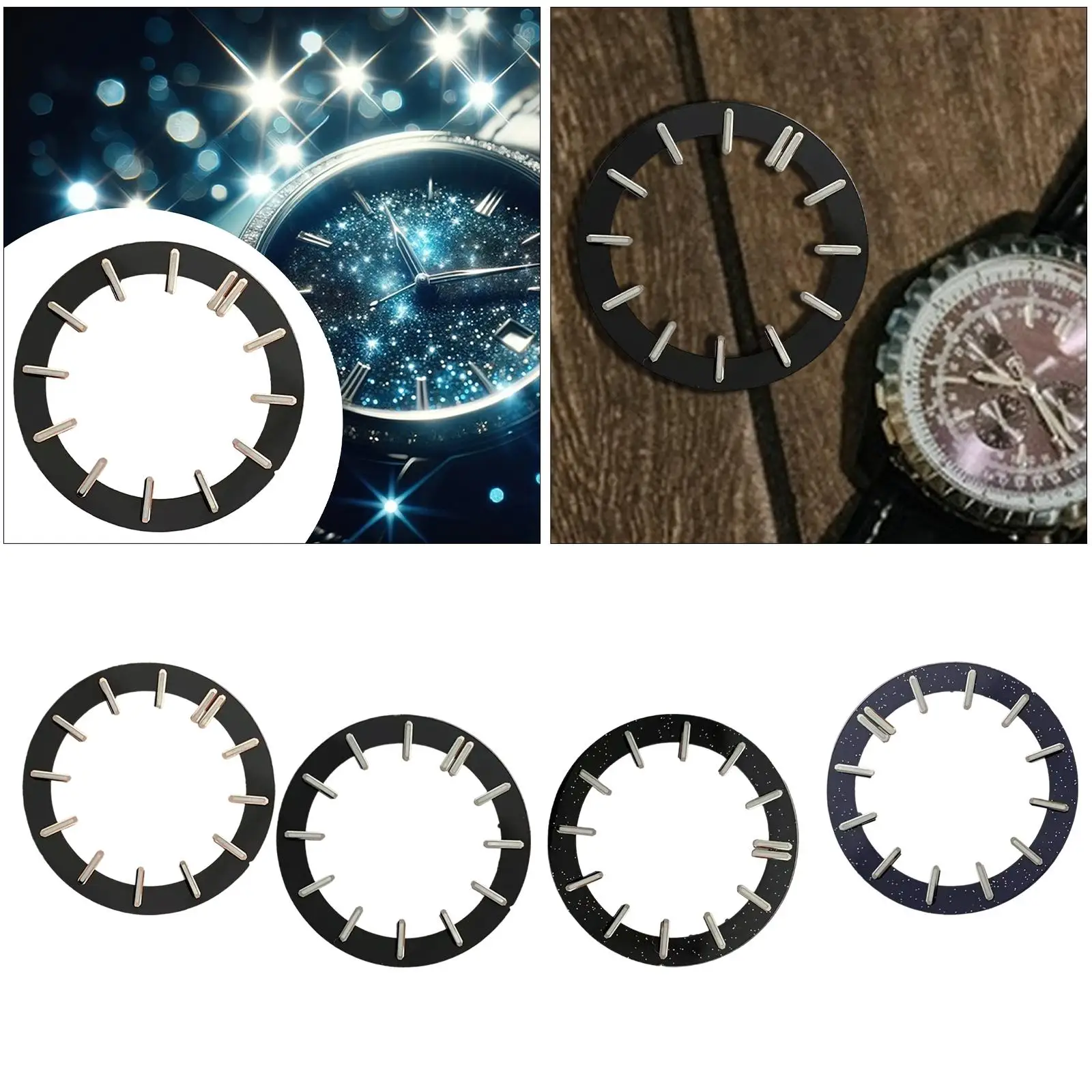 Watch Dial Holder Transparent Hollow Watch Store Watch Dial Support Plate