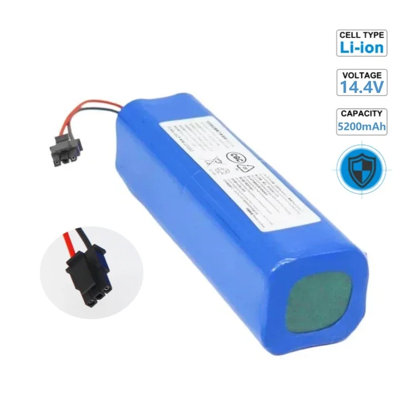 14.4V 6800mAh  for Eufy Robovac Intelligent Sweeping Robot X8 Hybrid  X8 T226X Vacuum Cleaner 18650 Replacement Batteries