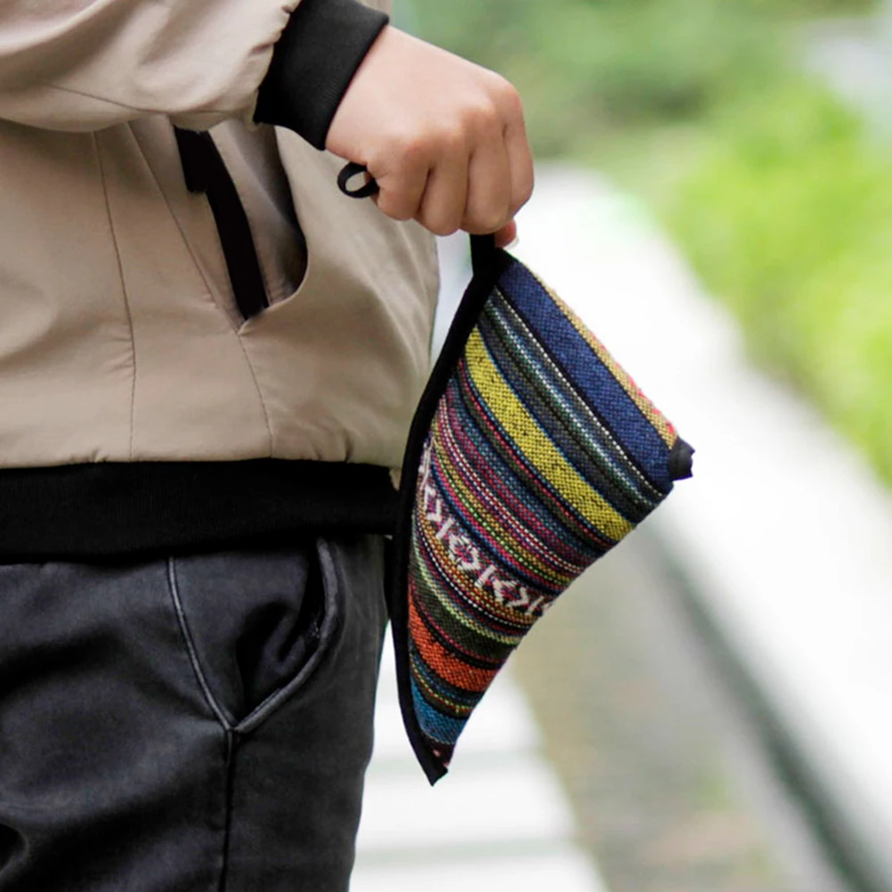 

12 Holes Ocarina Bag Portable Storage Pouch Durable Oxford Cloth Travel Holder Anti-Slip Protector Small Triangle Instrument