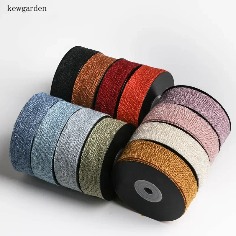 Kewgarden Undercut Knitting Cotton Linen Ribbons 16mm 25mm 38mm 1\