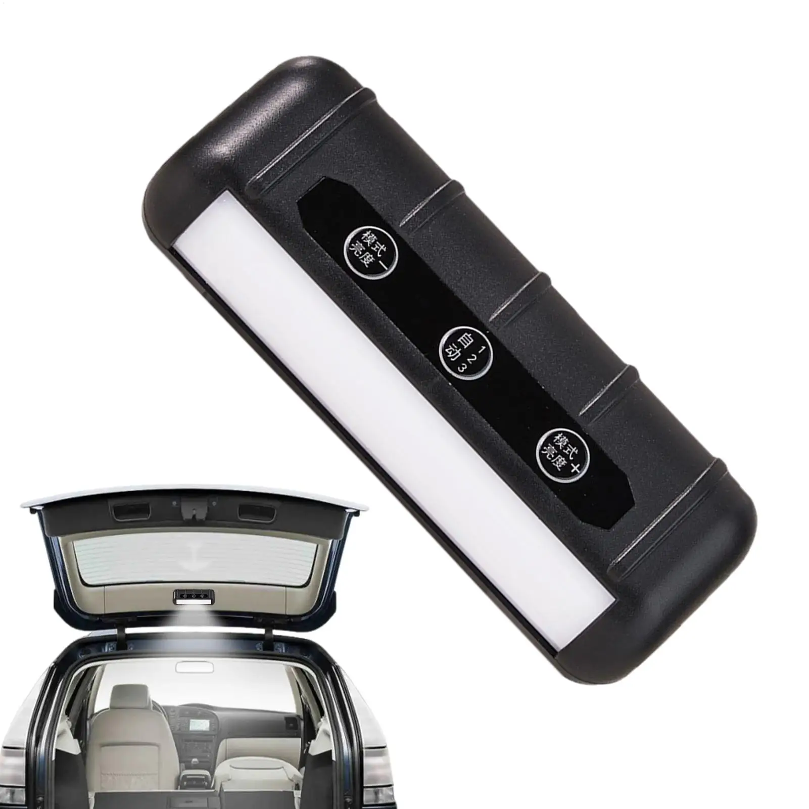 Solar Motion Sensor Trunk Light Solar Powered Motion Sensor Vehicles Lighting Truck Interior Lights for Commuting Road Trip