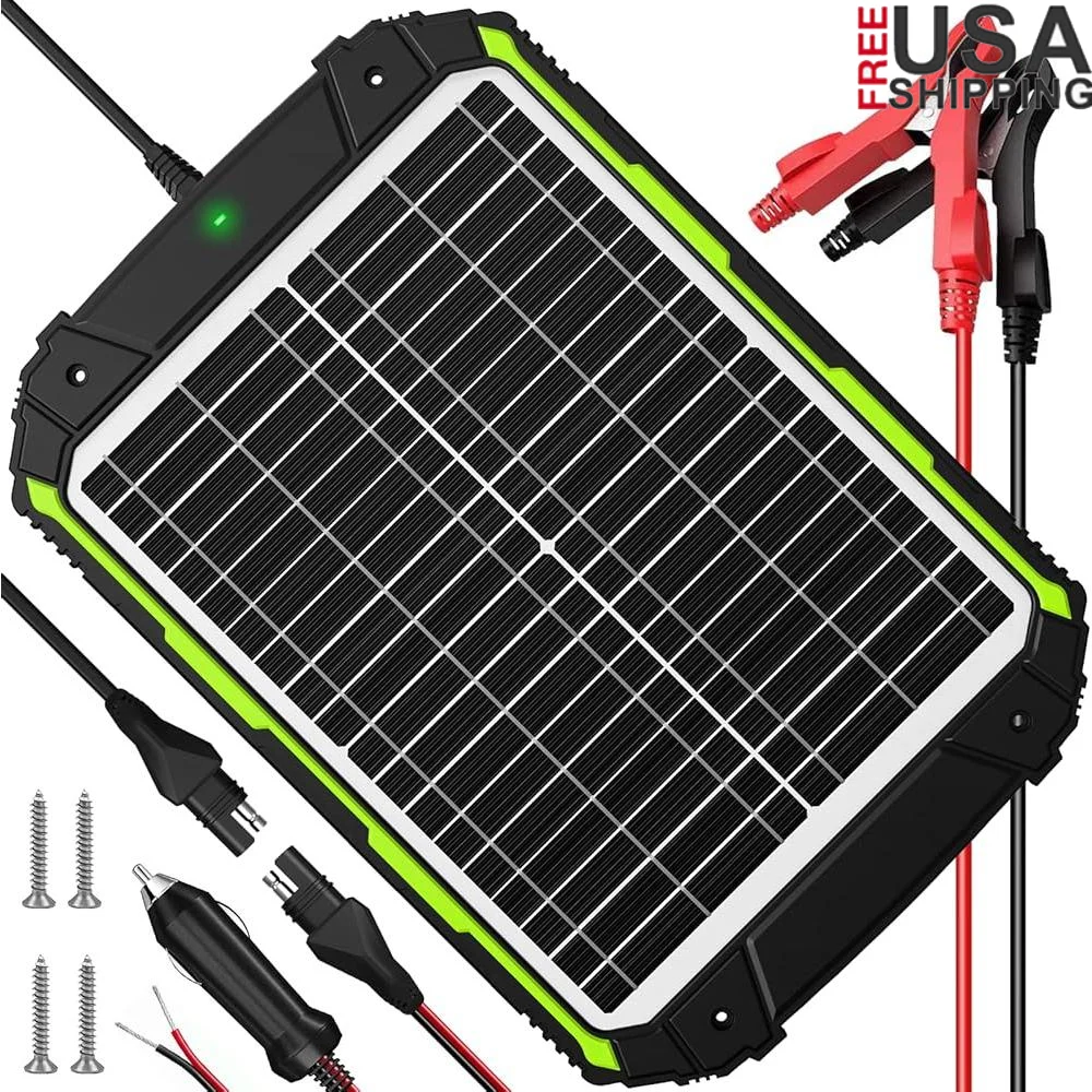 

20 Вт 12 В зарядное устройство для солнечной панели MPPT умный контроллер заряда водонепроницаемое зарядное устройство для автомобиля на колесах лодка мотоцикл ATV