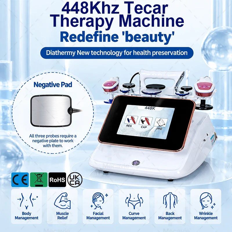 448K RF Diathermy RET CET EMS Physio Machine Face Lifting Wrinkle Removal Contouring Muscle Relax Salon Beauty Devi