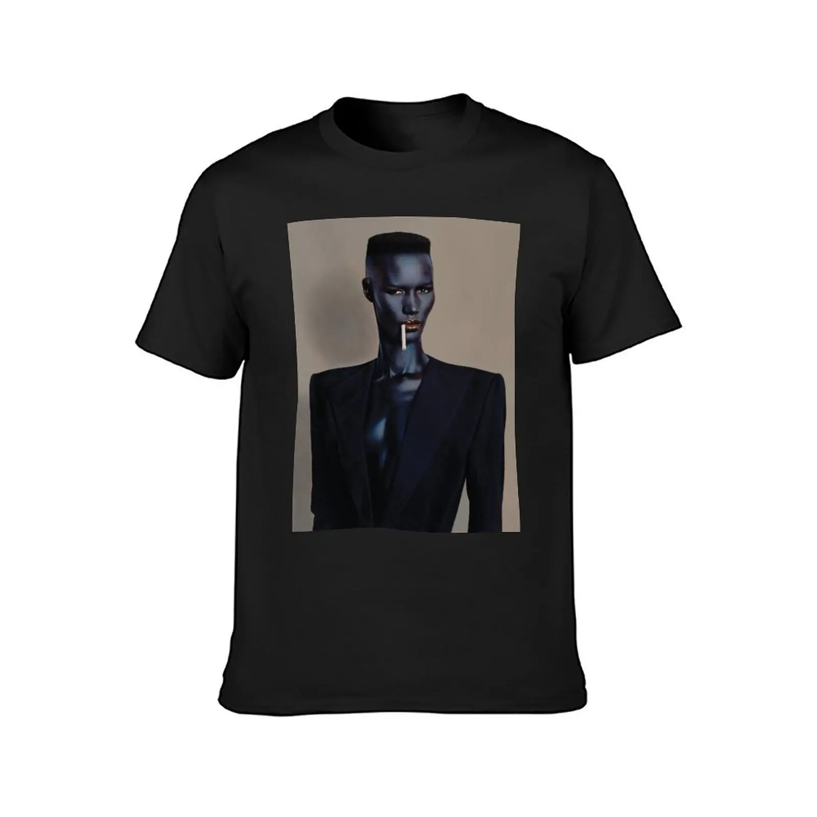 Night Clubbing - Grace Jones T-Shirt for a boy blanks oversizeds kawaii clothes t shirts for men pack