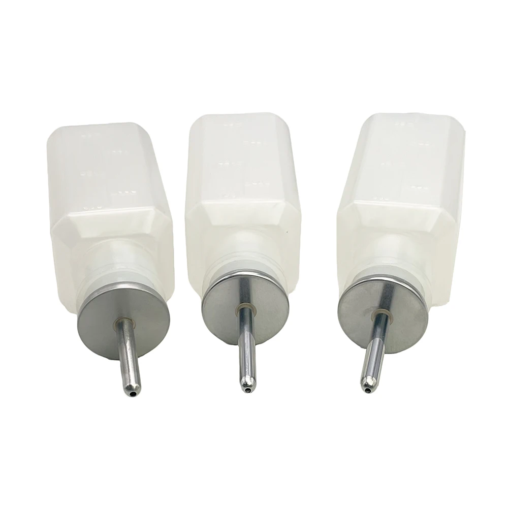 5PCS/10PCS 250ml PP Square Rodent Water Bottle with Scale Chew-proof for Lab Rats & Mice Scientific Experiment Accessory