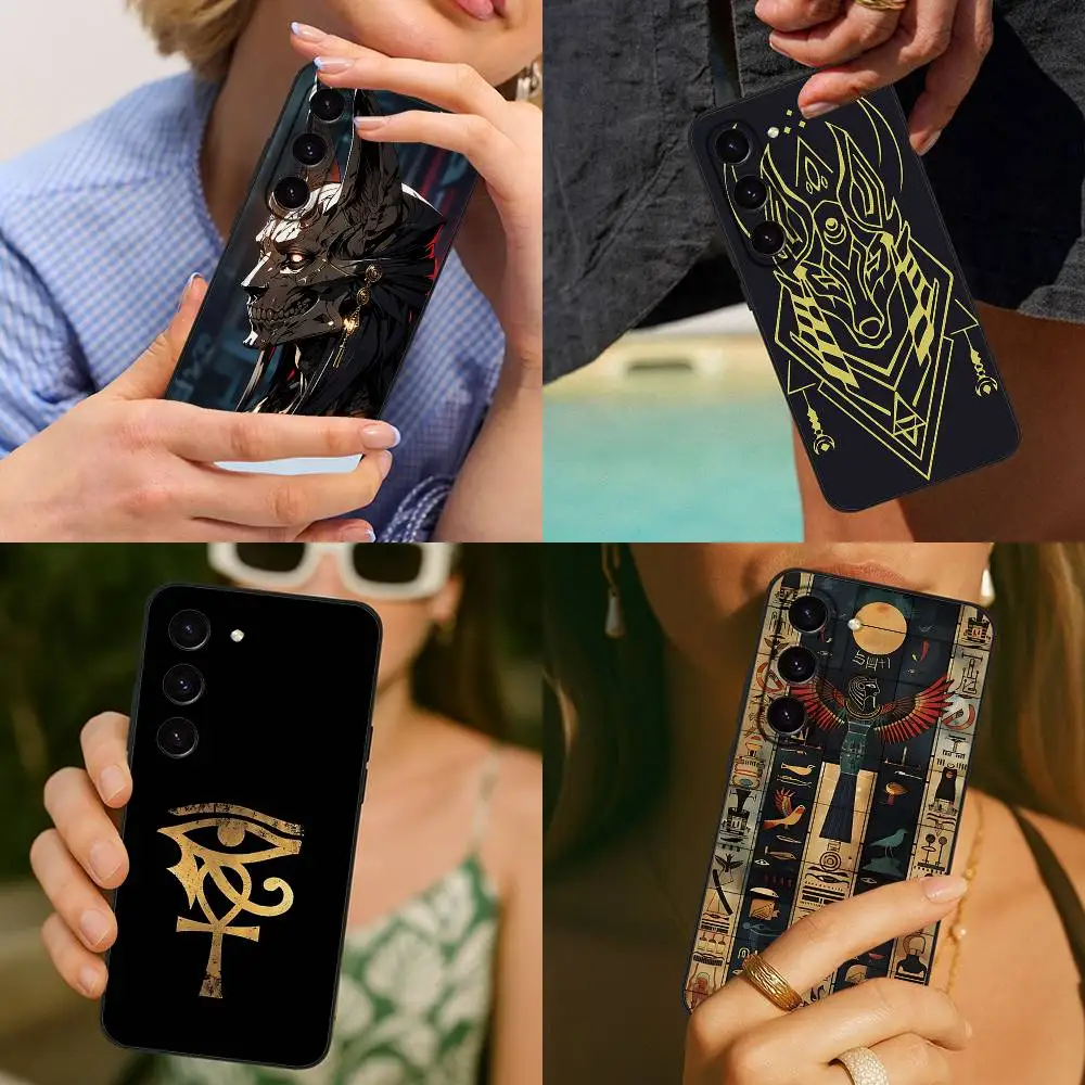 Art Ancient E-Egypt Phone Case For Samsung Galaxy S21 S22 S23 S24ULTRA S25ULTRA FE Ultra Plus5G A52S S26 Soft Cover