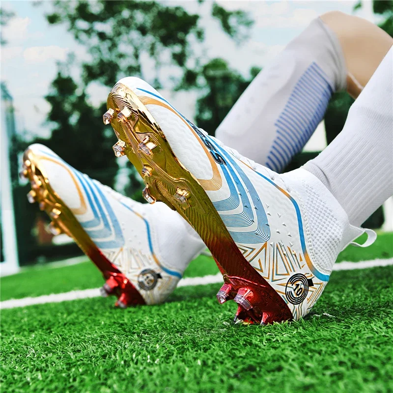 Men Football Shoes Professional TF/FG Indoor Sneaker Cleats Society Training Soccer Shoes Unisex Grass Non Slip Football Boots