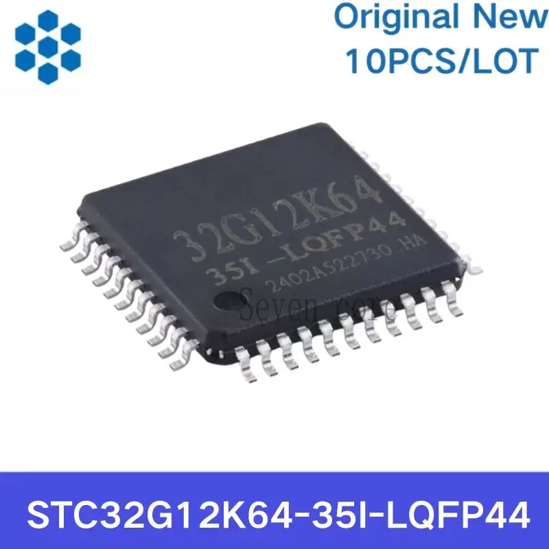 

Original New 10pcs/lot STC32G12K64-35I-LQFP44 32-bit 8051 core 1T microprocessor single-chip microcomputer chip
