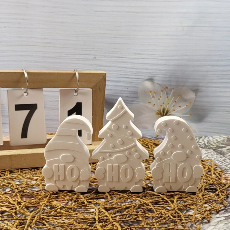 Plateau en résine noël, moule en Silicone robuste, moules à vaisselle à dégagement facile pour l'artisanat porte-bijoux