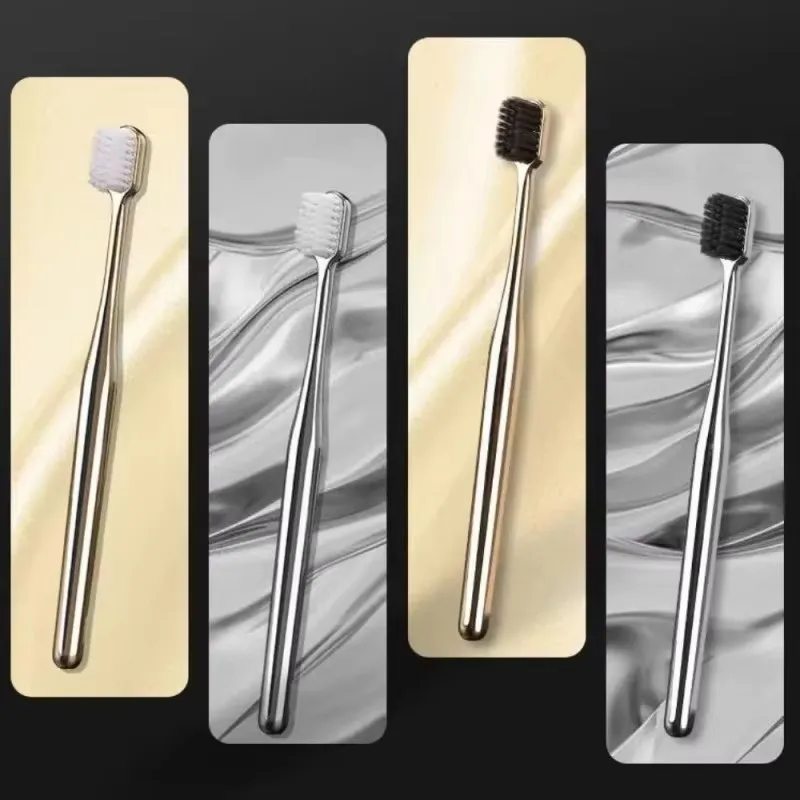 1/2/3/4pcs Advanced Luxury Adult Soft Bristle Manual Toothbrush Sensitive Gum Deep Cleaning Family Oral Care Travel Portable