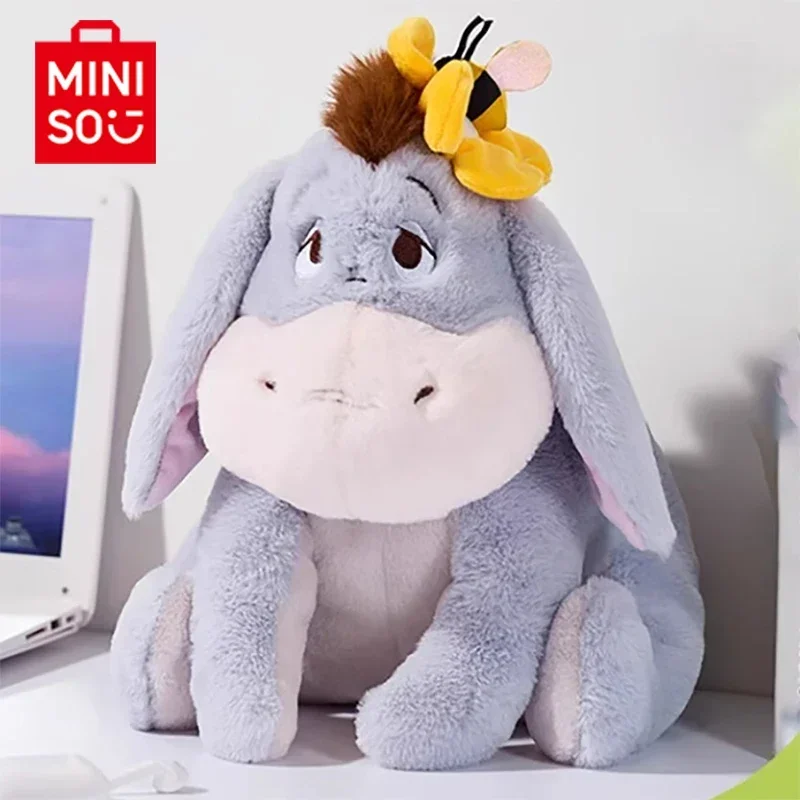 

30 см Miniso Disney кавайная Цветочная серия Eeyore плюшевая игрушка Спящая мягкая плюшевая фигурка аниме периферийная игрушка семейный подарок