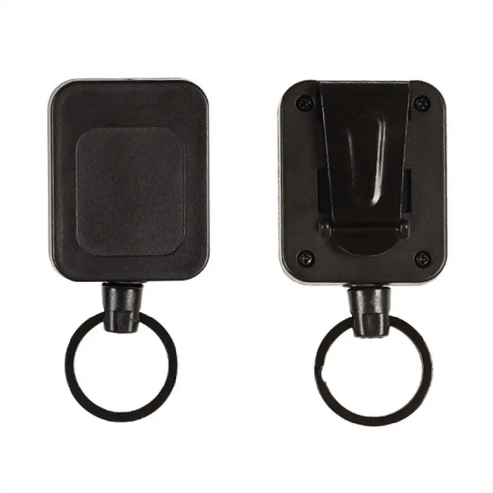 

Multitool Anti-theft Retractable Keychain Belt Clip High Rebound Easy-to-pull Buckle Extendable Elastic ID Badge Holder ID Cards