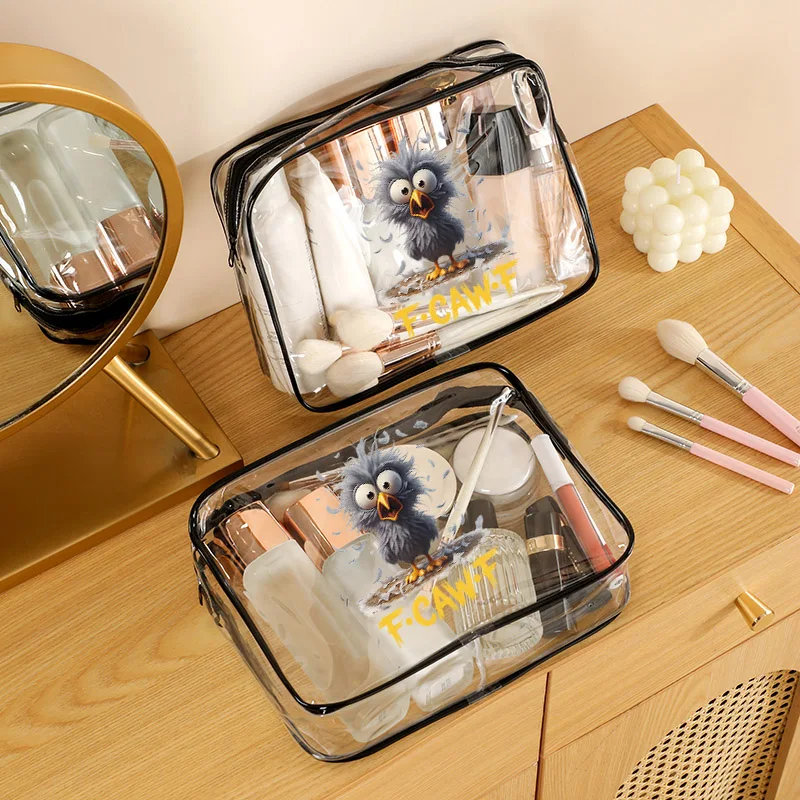 2026 جديد F-CAW-F الدجاج Harajuku الحيوان المرأة حقيبة غسيل PVC وحقيبة مستحضرات التجميل البلاستيكية هدية حفلة رائعة هدية السنة الجديدة هدية عيد ميلاد #1