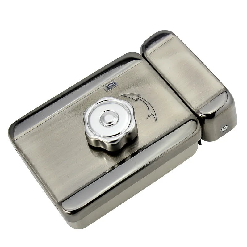 Aluminum Head 12v Motor Lock Spiritual   Silent  Access Control Lock Rental Door Double Head Can Be Connected