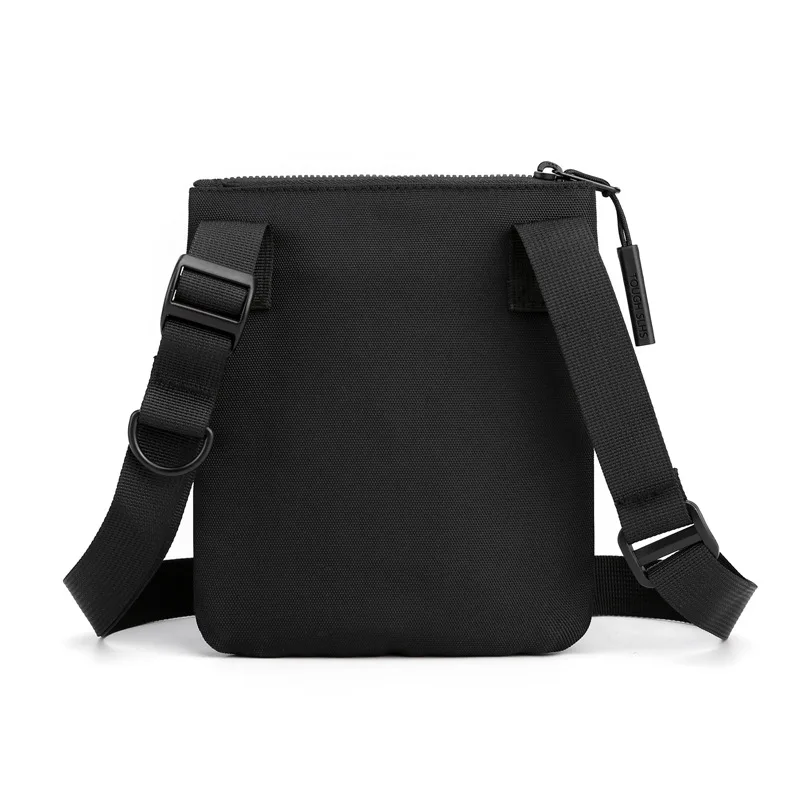 Bolso de hombro pequeño de nailon para hombre, bolsa de mensajero portátil, duradera, de alta calidad, a la moda, para teléfono