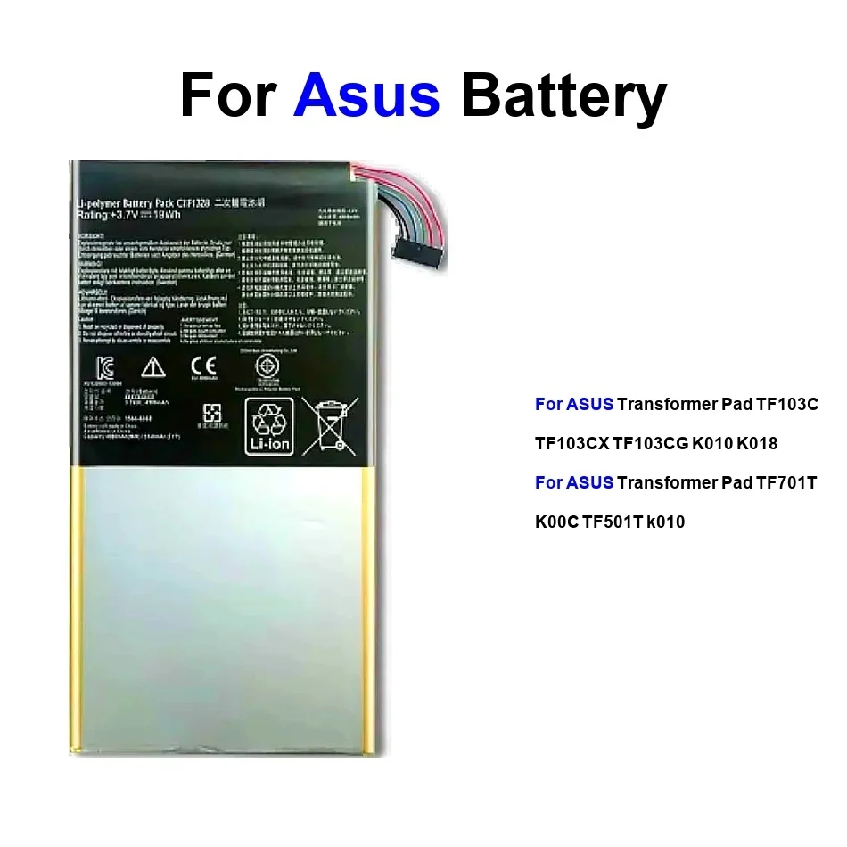 

Аккумулятор для планшета Durable C11P1328 C12P1305 7900 мАч