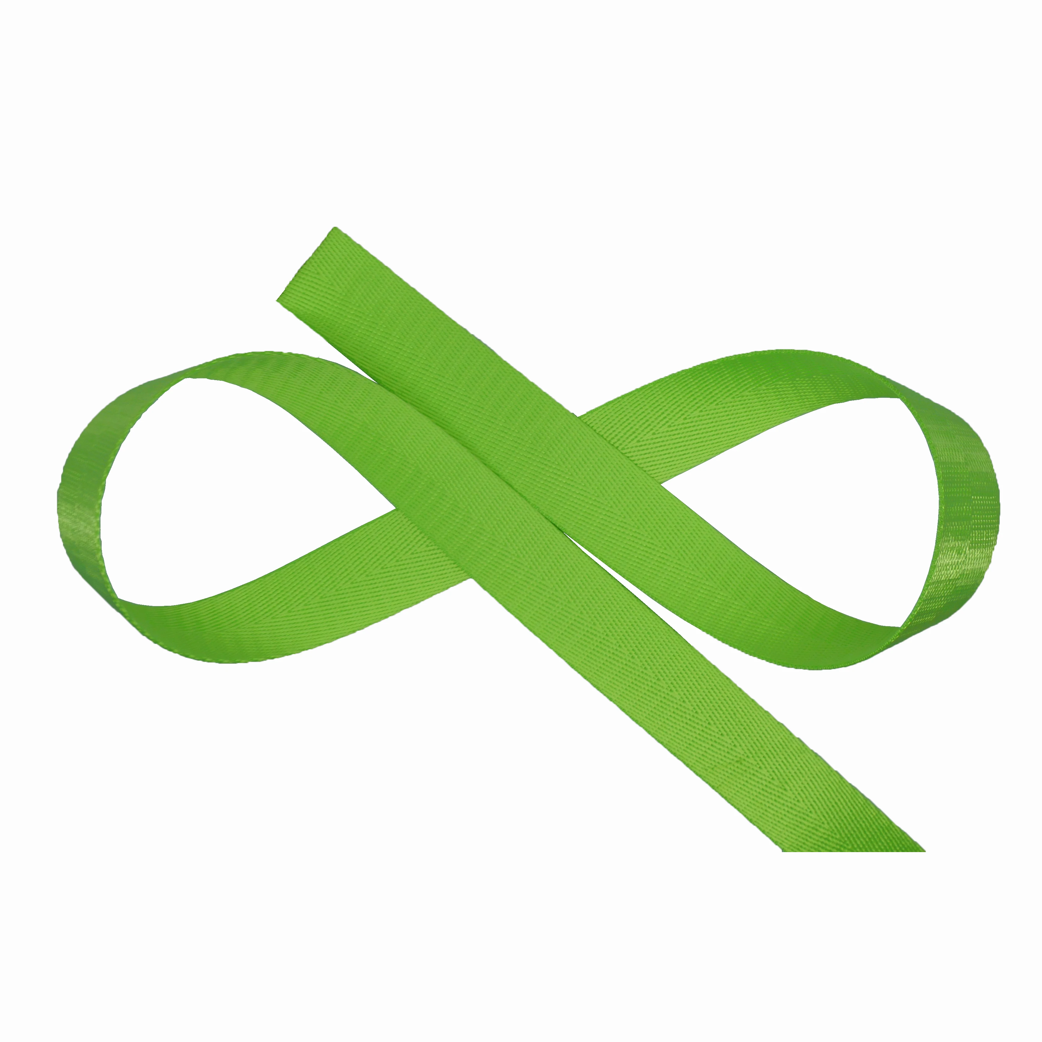 4.5 meters long, 25 millimeters wide, herringbone pattern light green polyester webbing, backpack strap DIY sewing accessories