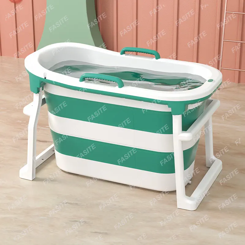 Baby Barrel Type Portable Bathtubs Senior Mobile Folding Portable Bathtub Half Bath Sauna Portatil Home Merchandises WW50PB