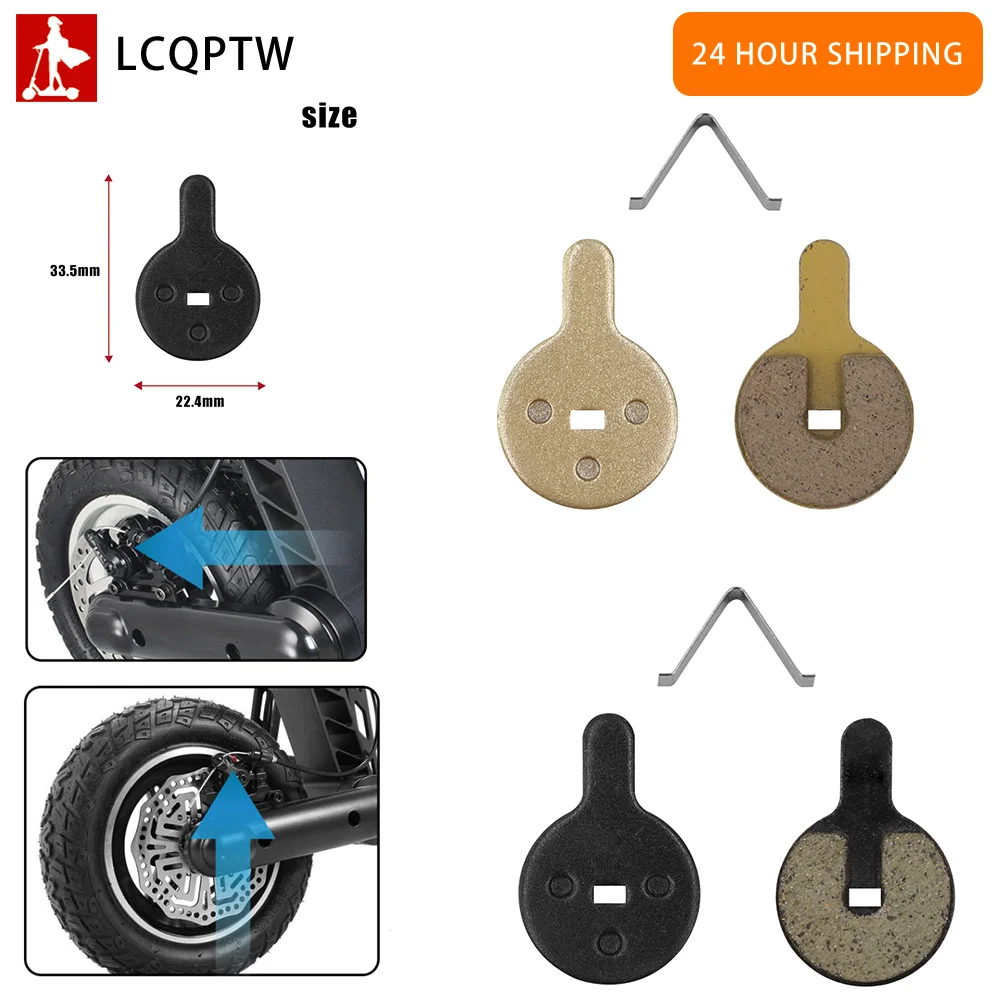 Pastiglie freno a disco per kugoo G2 Pro per BB8 NOVELA YINXING BOLIDS forivir Resin parti di Scooter elettrico Semi metallico