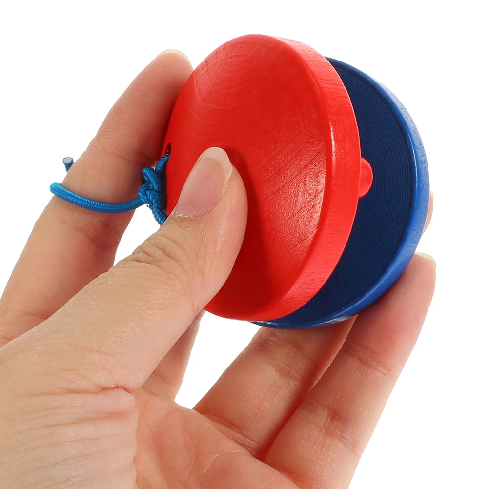 

10 Pcs Musical Instrument Finger Castanets Baby Percussion Wooden Infant Instruments