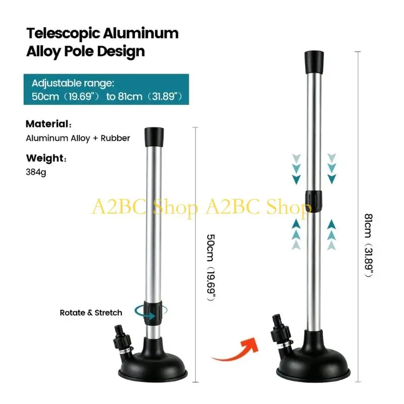 A2BC Marine Inboard Engine Cleaning Device Aluminum Rubber Corrosion Resistant Engine Flusher For Boat Maintenance