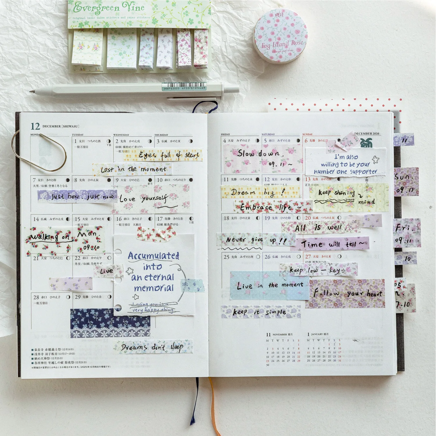 120pcs/1lot kawaii Stationery Sticker Fragrant Flower Catalog  junk journal Decorative Scrapbooking DIY Craft Sticker