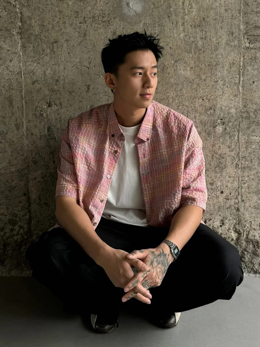 

Легкая летняя футболка в клетку свободного кроя для мужчин и женщин, модель American Sle Casual Loose ort Sve Bubble, тонкая, с узором в клетку