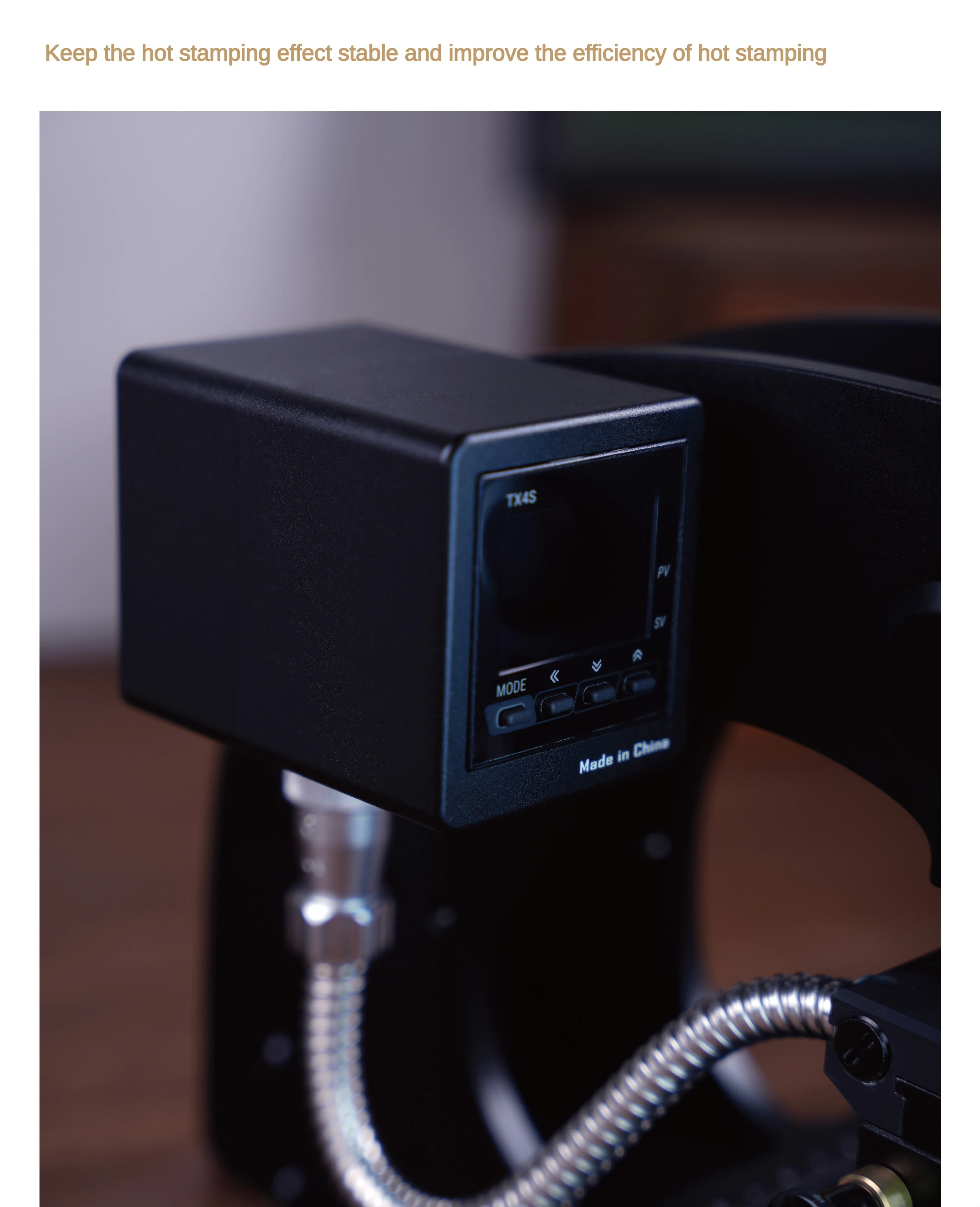 

Настольная машина для позолоты — быстрый нагрев 3 минуты, прецизионная печать на книгах/карточках/искусственной коже